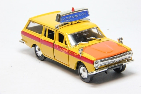 GAZ-2402 Volga Aeroflot Escort orange Agat Mossar Tantal 1:43