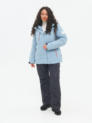Женская горнолыжная куртка большого BATEBEILE голубого цвета