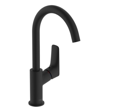 Hansgrohe Logis 71131670 Смеситель для раковины (чёрный матовый)