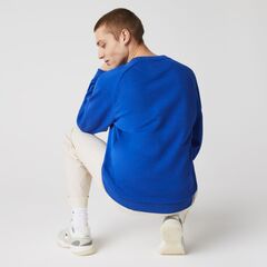 Толстовка теннисная Lacoste Men's SPORT Sweatshirt - blue/whie/blue