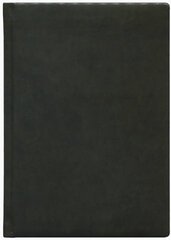 Ежедневник недатир.А5 160л.лин.КОРОНА черн.софт.обл