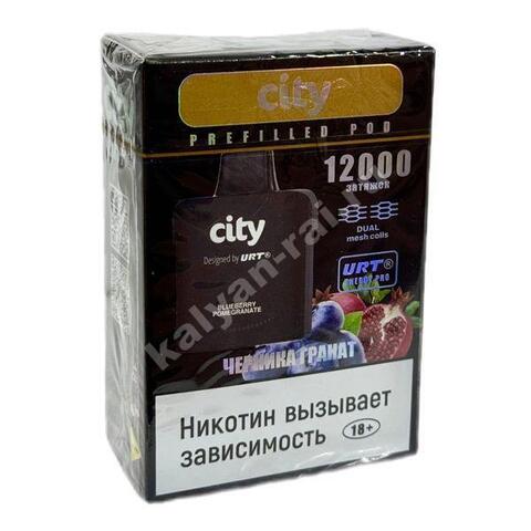 Картридж City Energy Pro URT - Черника Гранат 12000 затяжек