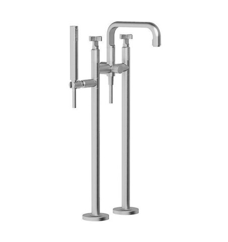 Gessi Inciso 58129#031 Напольный смеситель для ванны с ручным душем (внешние части), цвет: хром