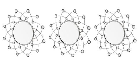 Набор декоративных зеркал 3шт Aviere 29226