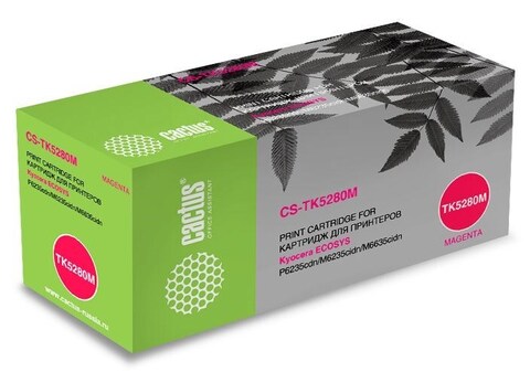 Картридж лазерный Cactus CS-TK5280M TK-5280M пурпурный (11000стр.) для Kyocera Ecosys P6235cdn, M6235cidn, M6635cidn
