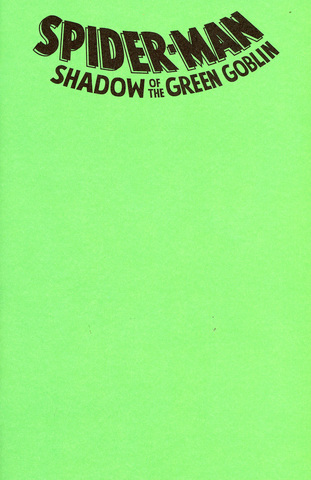 Spider-Man Shadow Of The Green Goblin #1 (Cover E)