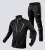 Утеплённый лыжный костюм 905 Victory Code Dynamic A2 Black без лямок мужской