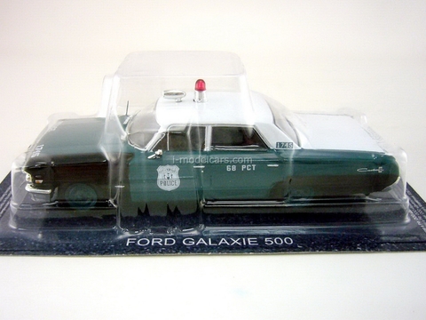 Ford Galaxie 500 1964 NYPD 1:43 DeAgostini World's Police Car #67