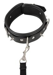 Черный ошейник Collar and Leash с поводком - 