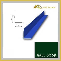 Аквилон для откоса металлический RALL 6005-Зеленый мох 0,45мм 2м