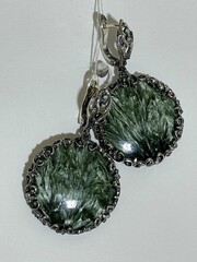 Авелия (серьги из серебра)