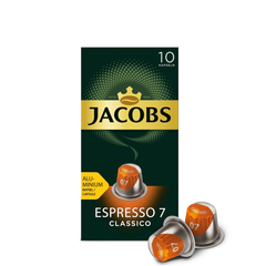 Кофе в капсулах JACOBS Espresso 7 Classico, 10x5г