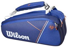 Теннисная сумка Wilson Super Tour 9 PK RG 2022 - blue/white clay red