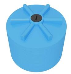 Емкость ЭВЛ 4500 Ирпласт цилиндрическая 4500 л. вертикальный (2030x2030x1720см;голубой) - арт.560314