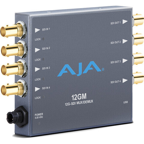 Видеоконвертер AJA 12GM 12G-SDI to/from SDI Muxer/DeMuxer