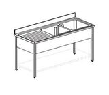 фото 1 ВАННА МОЕЧНАЯ APACH CHEF LINE L2S156-54LWSH на profcook.ru
