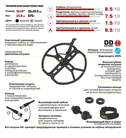 Катушка Nel Storm для Teknetiks T2