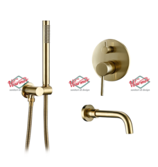Комплект для ванны и душа Warmer Bronze Line 150135