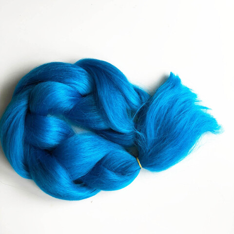 Канекалон (искуственные волосы) 1 цветный A30 синий
