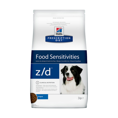 Hill's PD z/d Food Sensitivities собаки при пищевой аллергии сухой (3 кг)