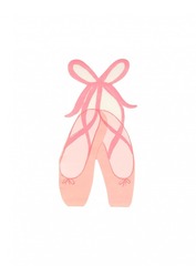 Салфетки в форме пуанты "Балет" (2023) 16 шт.