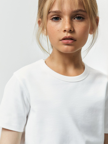 Футболка детская молочный