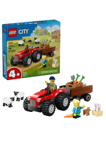 Конструктор City 60461 Фермерский трактор с прицепом