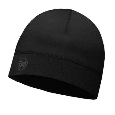 Картинка шапка Buff Hat Thermonet Solid Black - 1