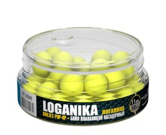 Бойлы насадочные плавающие Sonik Baits LOGANIKA Fluo Pop-ups 11мм 50мл (Логаника)