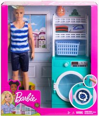 Кукла Barbie Кен и набор мебели для ванной