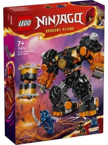 Конструктор Ninjago 71806 Элементарный земной робот Коула