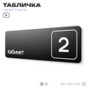Таблички с номером кабинета 