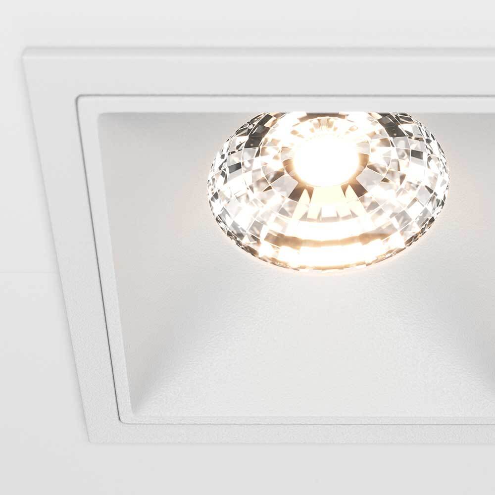 Встраиваемый светильник Maytoni Alfa LED DL043-01-15W3K-SQ-W