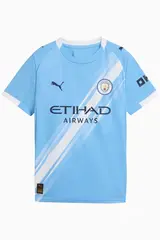 Футболка Puma Manchester City 25/26 Home Junior - голубой