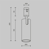 Трековый светильник Maytoni Focus led TR144-1-12W3K-W-BS