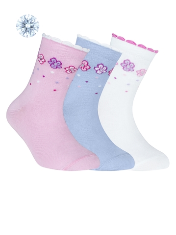 Детские носки Tip-Top 7С-45СП (со стразами и люрексом) рис. 251 Conte Kids