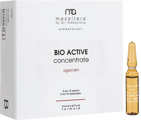 MESALTERA BY DR. MIKHAYLOVA Bio Active Concentrate |Концентрат для восстановления кожи, нормализации ее микробиома, 10 шт x 2 мл