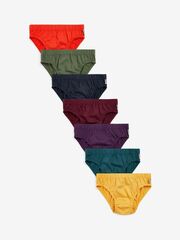 Трусы для мальчика Next 659-416, 7 шт., Желтый, Красный, Черный