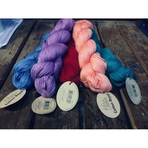 Cotton Royal Fibranatura цвета (100% хлопок, 100гр/210м)