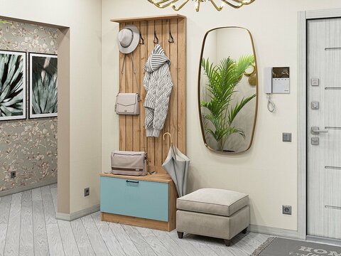 Прихожая Стиль-01 Grey-green In 2S Дуб Вотан