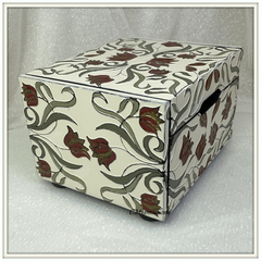 Шкатулка Рыжие тюльпаны