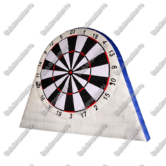 Надувной дартс «Белый» на подкачке, диаметр 4,5 м, размер 4,5×1,5×4,5 м