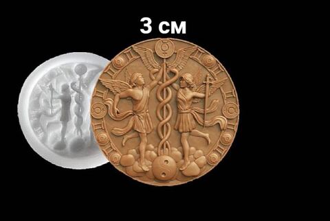 Силиконовый молд Знак зодиака Близнецы