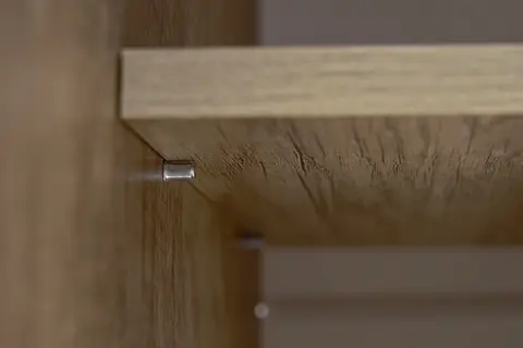 Шкаф угловой Вегас ШКУ-01 дуб каньон / графит