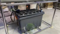 Гидропонный стеллаж для ПОМИДОР 2500х1250х600мм 2 яруса