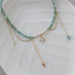 Набор для создания колье (в золотом цвете) НАБ018