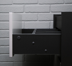 Тумба подвесная под умывальник 80 Карат Серый тауп В2