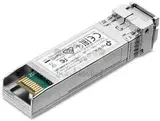Модуль TP-Link SM5110-SR, SFP+ модуль 10 Гбит/с, разъём LC, 50/125 мкм или 62,5/125 мкм многомод, длина волны 850 нм, дальность до 300 м.