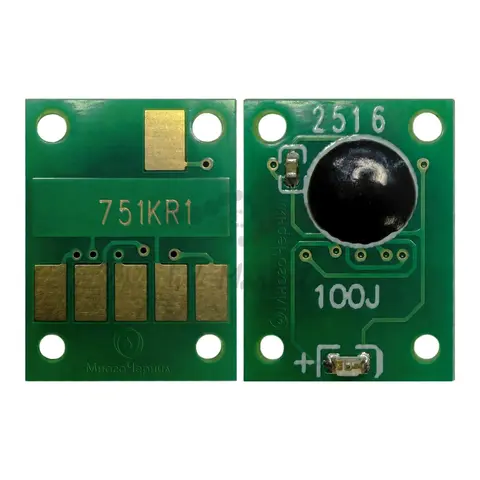 Чип для Canon PIXMA IX6870, IP8770, IP7270, IX6770, MX927, MX727, MG6670, MG6470, MG5670, MG5570, MG5470, MG7570, MG7170, MG6370 (совместимость CLI-751BK 6518B001, CLI-751BKXL 6453B001), Photo Black (фото черный), авто обнуляемый для картриджей, ПЗК, СНПЧ