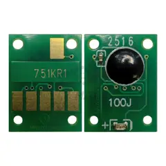 Чип для Canon PIXMA IX6870, IP8770, IP7270, IX6770, MX927, MX727, MG6670, MG6470, MG5670, MG5570, MG5470, MG7570, MG7170, MG6370 (совместимость CLI-751BK 6518B001, CLI-751BKXL 6453B001), Photo Black (фото черный), авто обнуляемый для картриджей, ПЗК, СНПЧ